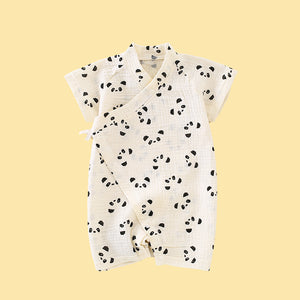 Baby Kimono Romper - The Linea Home - Kawaii Baby Clothes - Gift for New Born and Young babies - Smarty Panda