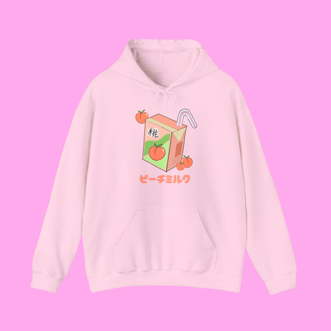 Peach Multi Draw Cord Hoodie