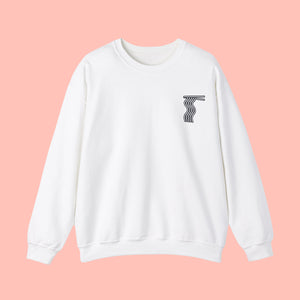 Ramen is Life Crewneck Sweater - www.thelineahome.nl - Kawaii Home Apparel - Cotton White