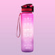 Galaxy 1L Water Bottle - The Linea Home - Beautiful Kawaii Water Bottle - Stay Hydrated - Sakura Blossom