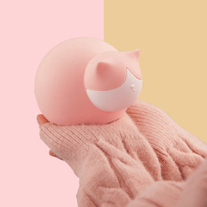 Kitty Cat Hand Warmer and Cooler - The Linea Home - Cute Cat Hot Water Bottle.  Pink