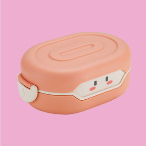 Pastel Ninja Bento Box - The Linea Home - Lunch Box - Kawaii Shop - Cherry Bon Bon Pink