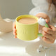Snow Drop Coffee Mug - The Linea Home - Kawaii Homeware - Meadow Yellow