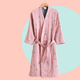 Kawaii Ying Yang Kimono Robe - www.thelineahome.nl - Galaxy Pink Long Sleeve