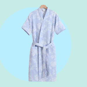 Kawaii Ying Yang Kimono Robe - www.thelineahome.nl - Hana Blue