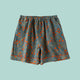 Aki Cotton Pyjamas Shorts - www.thelineahome.nl - Kawaii Home Apparel - Teal Botanics