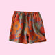 Aki Cotton Pyjamas Shorts - www.thelineahome.nl - Kawaii Home Apparel  - Fiery Poppy