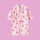 Baby Kimono Romper - The Linea Home - Kawaii Baby Clothes - Gift for New Born and Young babies - Pink Strawberries