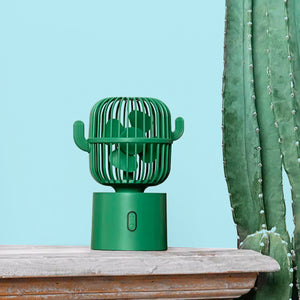 Cute Cactus Fan - The Linea Home - Kawaii Home Gadget - Cute Desk Fan