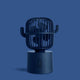 Cute Cactus Fan - The Linea Home - Kawaii Home Gadget - Cute Desk Fan - Midnight Blue