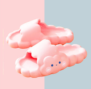 Candy Cloud Slippers - The Linea Home - Soft Silicone -  Sakura Pink