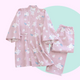Candy Floral Kimono Pyjamas - www.thelineahome - Sakura Pink