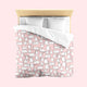 Candy Cat Bedding Set - www.thelineahome.nl - Kawaii Homeware - Bedroom Duvet 3pc Set 