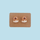 Kawaii Capybara Earring Set (4) - www.thelineahome.nl - Kawaii Accessories