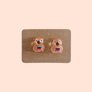 Kawaii Capybara Earring Set (4) - www.thelineahome.nl - Kawaii Accessories