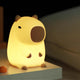 Capybara LED Night Light - www.thelineahome.nl. - kawaii homeware 