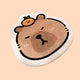 Capybara Plushy Mat - www.thelineahome.nl - Kawaii Homeware - Zen Capybara