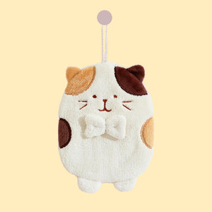 Chubby Cat Hand Towels