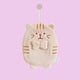 Chubby Cat Hand Towels