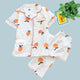 Citrus Dream Pyjamas - The Linea Home - Home Apparel - White Mandarin