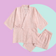 CONSTELLATION KIMONO PYJAMAS - www.thelineahome.nl - CANDY PINK - 5