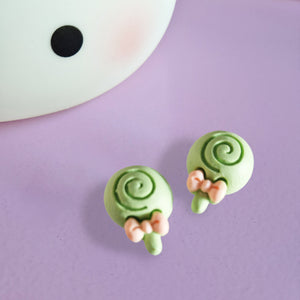 Pastel Lollipop Earrings - www.thelineahome.nl - Apple Candy