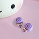 Pastel Lollipop Earrings - www.thelineahome.nl - Grape Candy