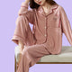 Cuddly Bear Textured Cotton Pyjamas - www.thelienahome.nl - Plum Pink