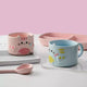 Cute Kitty Stackable Coffee Mug - The Linea Home - Kawaii Homeware - Set of 4