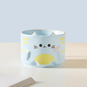 Cute Kitty Stackable Coffee Mug - The Linea Home - Kawaii Homeware - Bubble Gum Kitty