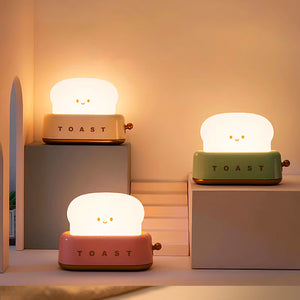 Cutie Toastie Night Light - The Linea Home - Kawaii Homeware - 3 Designs