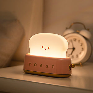 Cutie Toastie Night Light - The Linea Home - Kawaii Homeware - Watermelon Pink