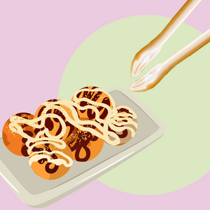Jazz Hands Chopsticks (2 Pairs) - www.thelineahome.nl - Takoiyaki