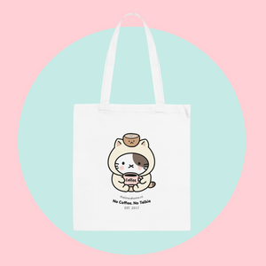 Kakkoii Coffee Kitty Tote Bag