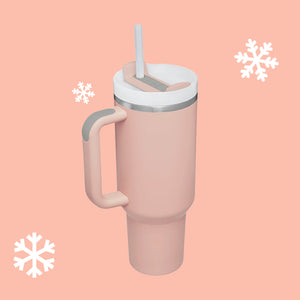 Colour Pop Handy Travel Coffee Cup - The Linea Home - Kawaii Homeware - Strawberry Milk