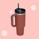Colour Pop Handy Travel Coffee Cup - The Linea Home - Kawaii Homeware - Red Earth