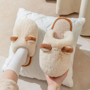 Fuzzy Alpaca Slippers