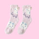 Fluffy Bear Fleecy Socks - www.thelineahome.nl - Sakura Pink