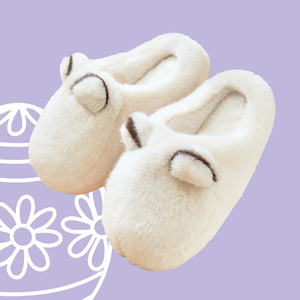Fluffy Bunny Slippers
