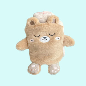 Fluffy Creature Hot Water Bottle - www.thelineahome.nl - Kawaii Homeware - Cutesy Bear