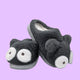 Fluffy Goo Goo Eyes Slippers - www.thelineahome.nl - CHARCOAL GOO GOO