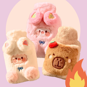 Fluffy Ikimono Hot Water Bottle