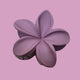 Frangipani Floral Hair Clips - www.thelineahome.nl - Kawaii Accessories - Deep Plum