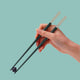 Icy Rainbow Chopstick Set (5 Pairs) - The Linea Home - Kawaii Homeware - Sushi Accessories - Moss Green