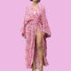 Hana Hana Kimono Robe - www.thelineahome.nl - Red Blossoms