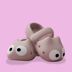 Goo Goo Eyes Marshmallow Slippers - www.thelineahome.nl - Sakura Pink