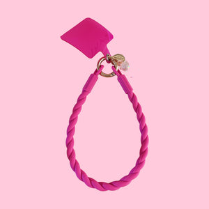 Gummy Bear Phone Lanyard - The Linea Home - Phone cord - Fuscia Pink