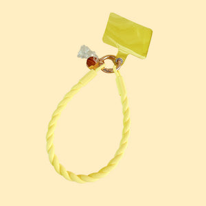 Gummy Bear Phone Lanyard - The Linea Home - Phone cord - Lemon Yellow