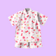 Mini Me ~ Kingyo Kimono Pyjamas - www.thelineahome.nl - Cotton White
