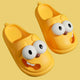 Goofy Woofy Slippers - The Linea Home - Kawaii Homeware - Outdoor Shoes - Sunshine Yellow